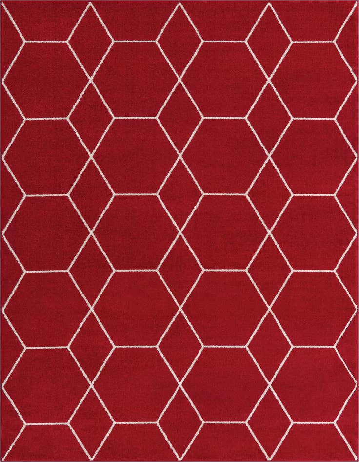 Detail image of 7' x 10' Trellis Frieze Rug