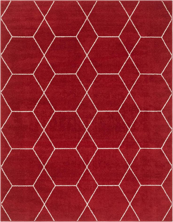 Detail image of 6' x 9' Trellis Frieze Rug