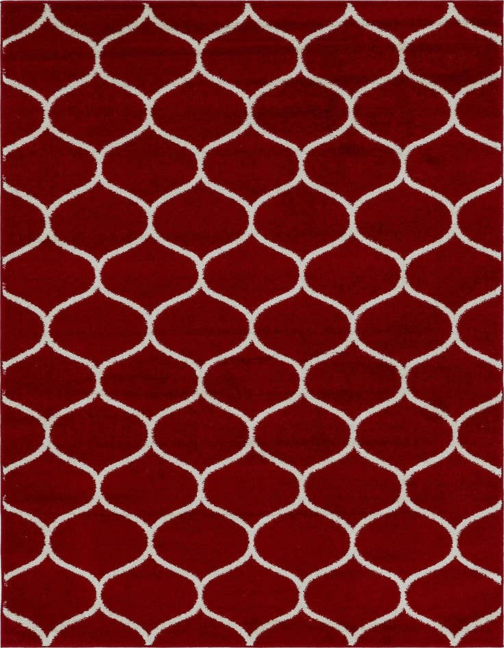 Detail image of 5' 3 x 8' Trellis Frieze Rug