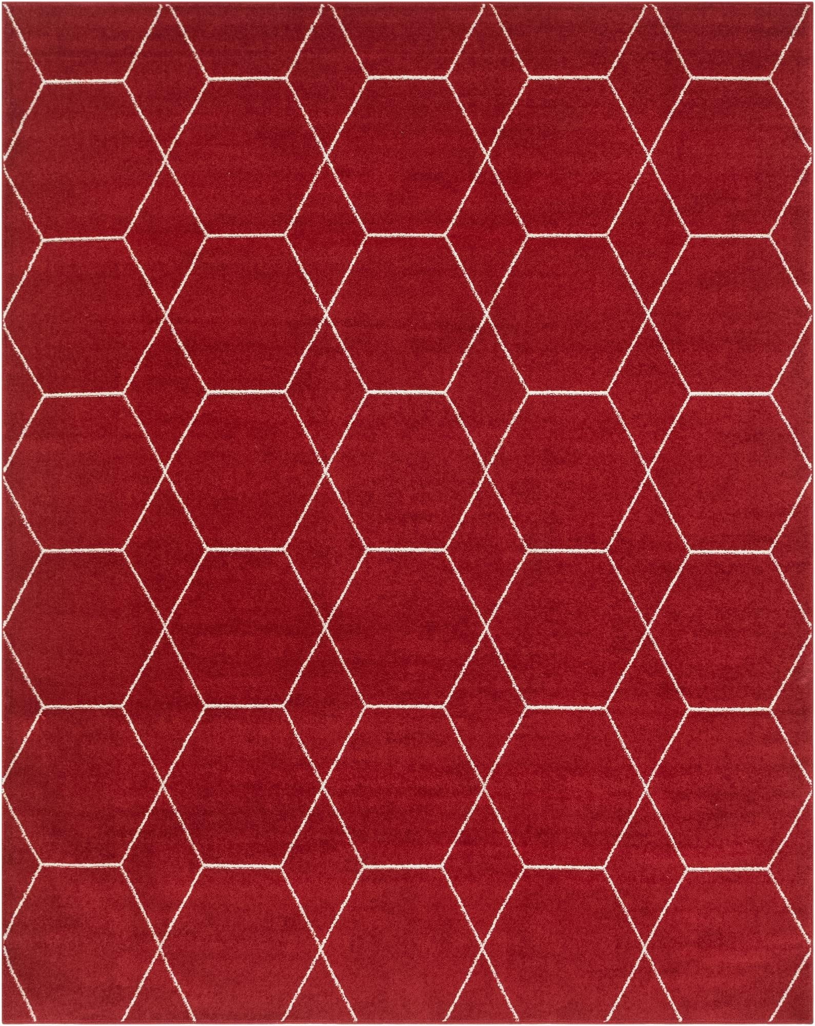 Primary image 7' 10 x 10' Trellis Frieze Rug
