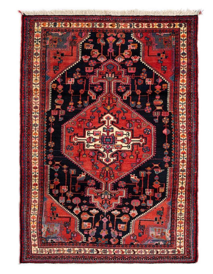 Detail image of 4' 2 x 7' 3 Tuyserkan Wool Rug