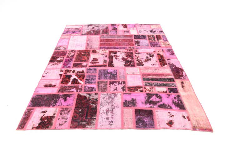 6' x 7' 6 Hand Knotted Ultra Vintage Persian Wool Rug