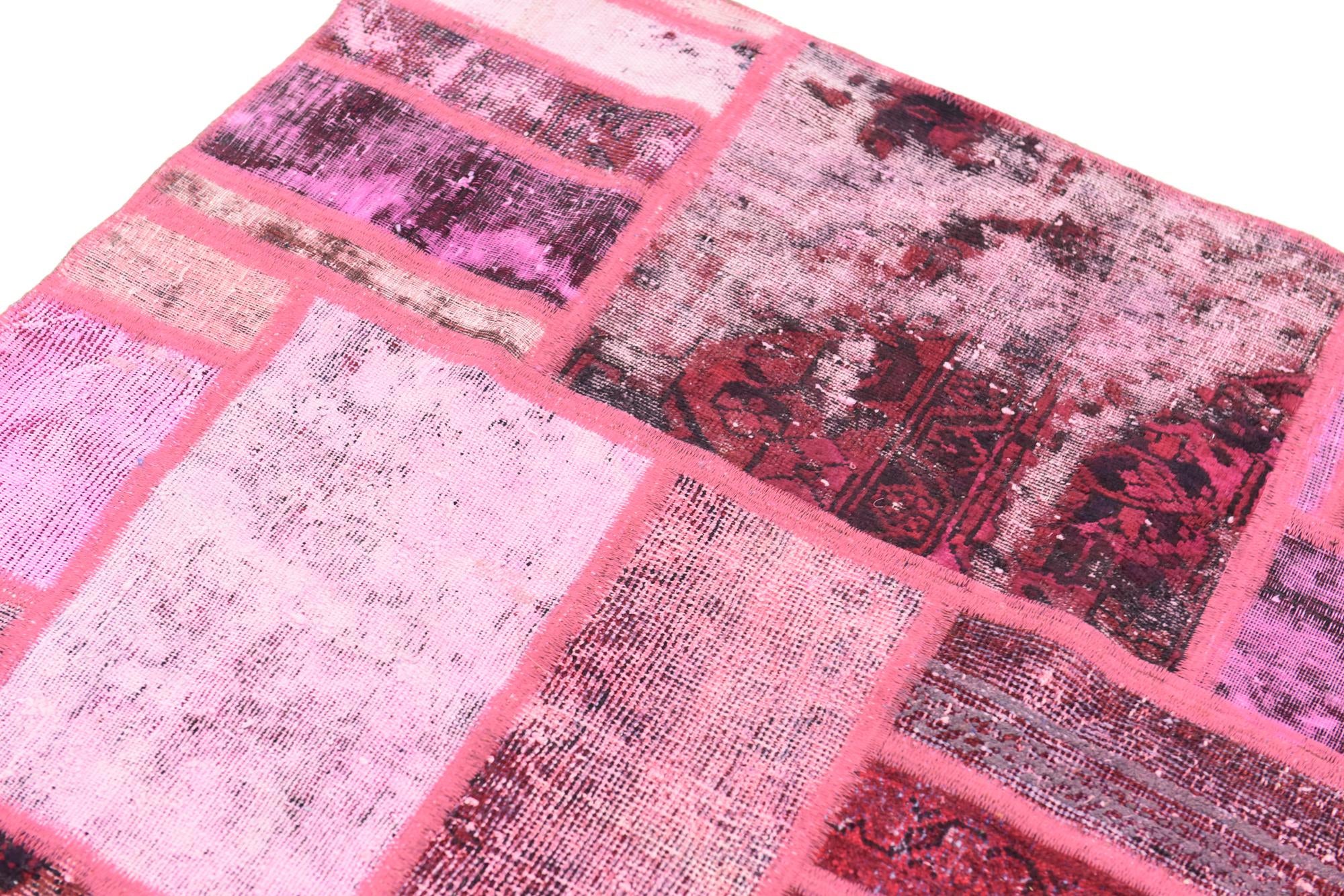 6' x 7' 6 Hand Knotted Ultra Vintage Persian Wool Rug