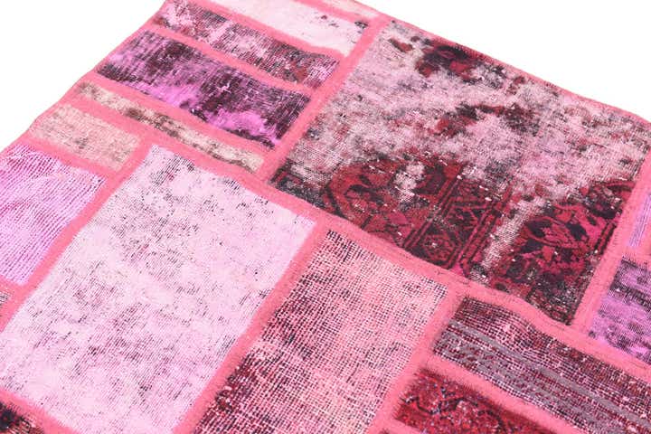 6' x 7' 6 Hand Knotted Ultra Vintage Persian Wool Rug