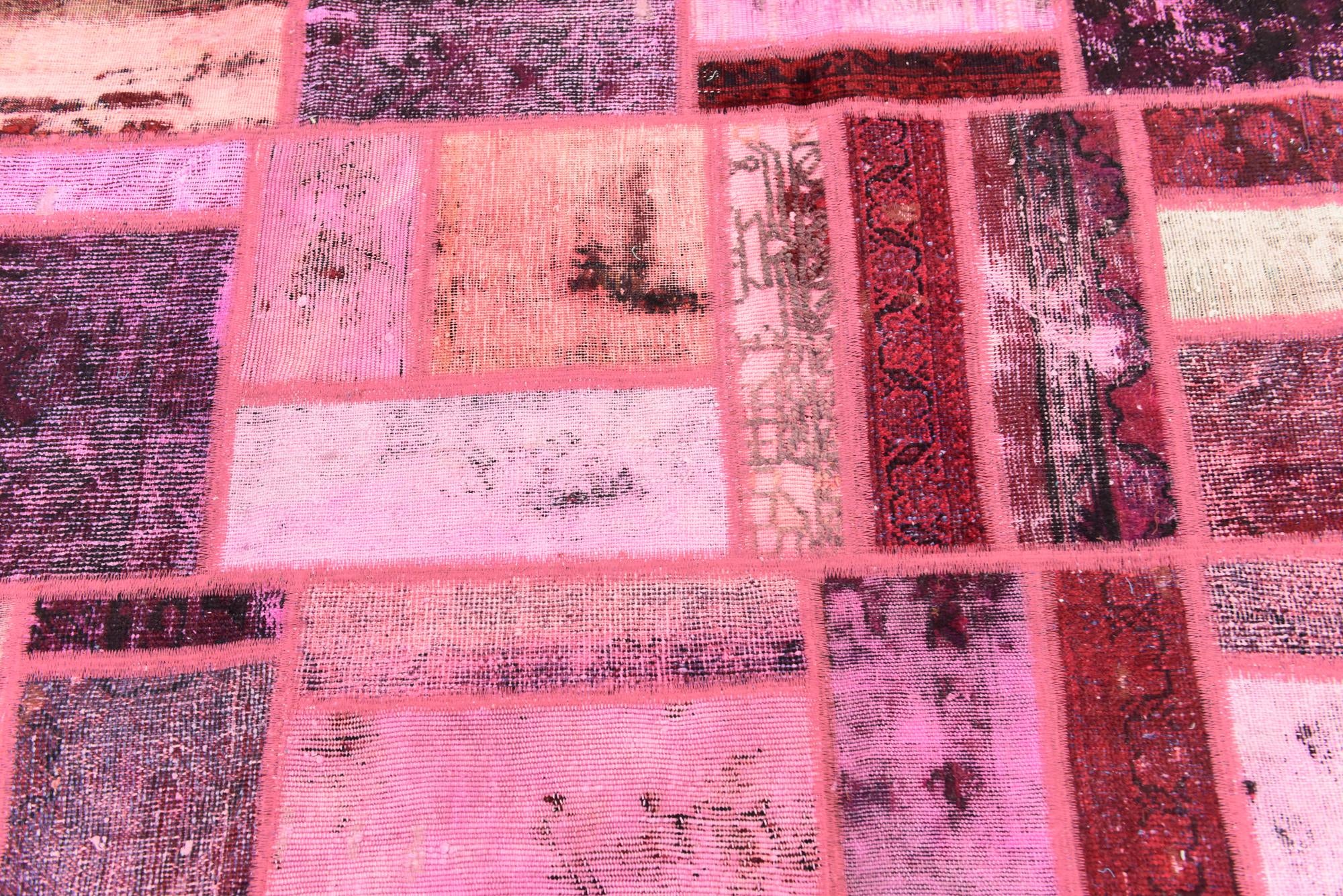 5' 9 x 7' 10 Hand Knotted Ultra Vintage Persian Wool Rug