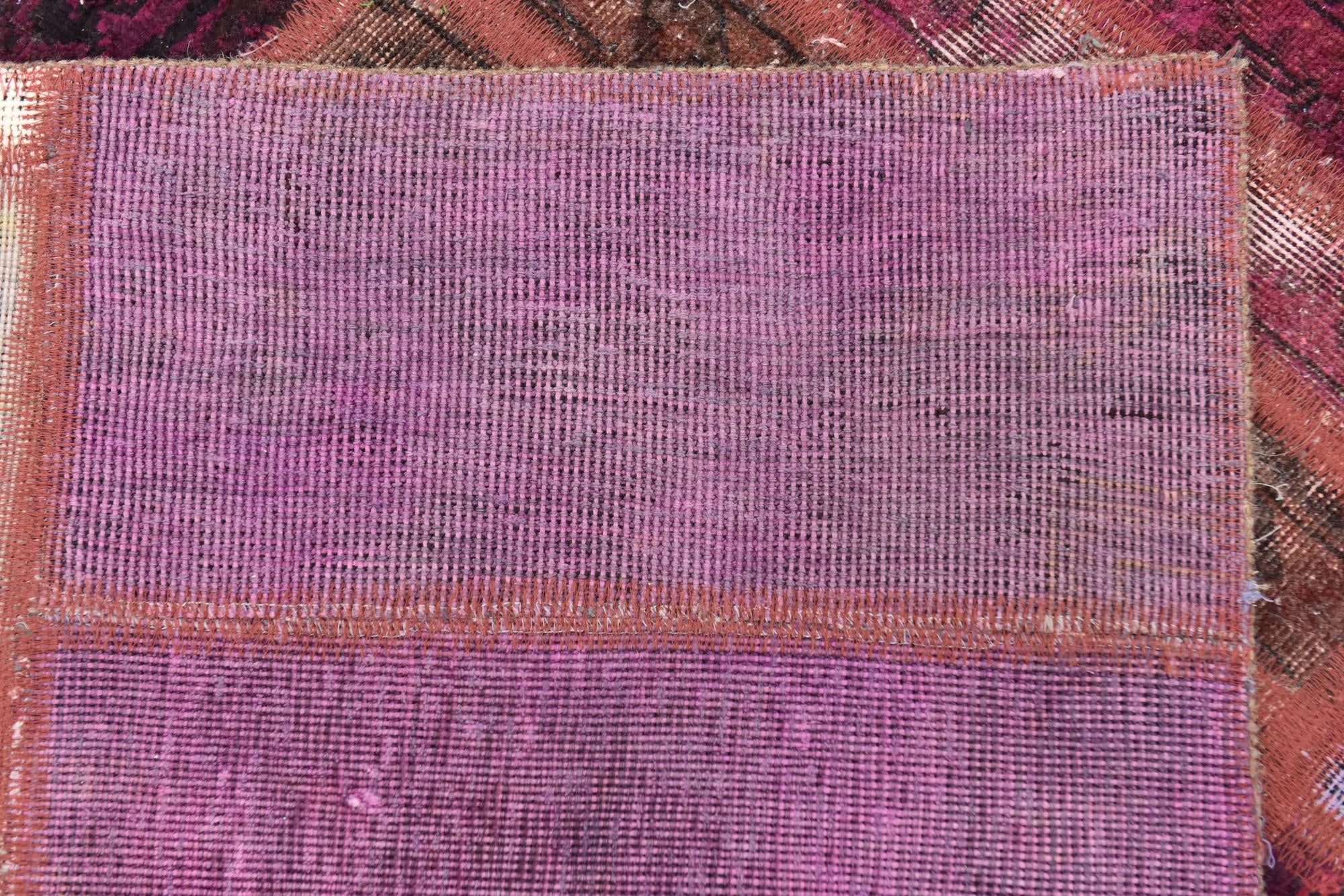 6' 3 x 7' 7 Hand Knotted Ultra Vintage Persian Wool Rug
