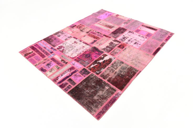 Detail image of 6' x 7' 5 Hand Knotted Ultra Vintage Persian Wool Rug