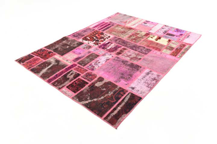 5' 10 x 7' 8 Hand Knotted Ultra Vintage Persian Wool Rug