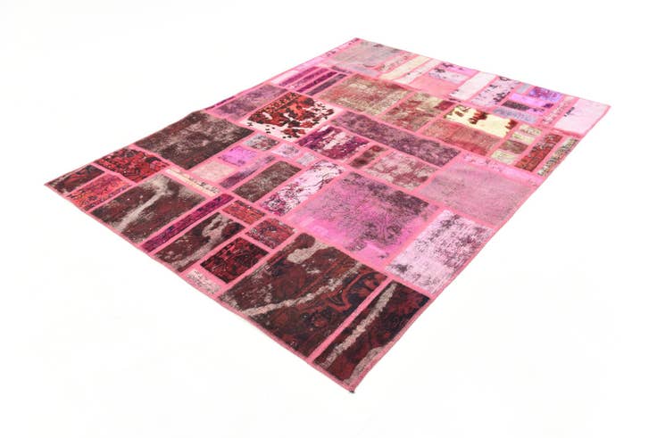 Detail image of 5' 10 x 7' 8 Hand Knotted Ultra Vintage Persian Wool Rug