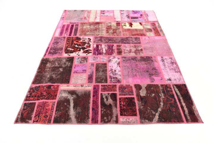 5' 10 x 7' 8 Hand Knotted Ultra Vintage Persian Wool Rug