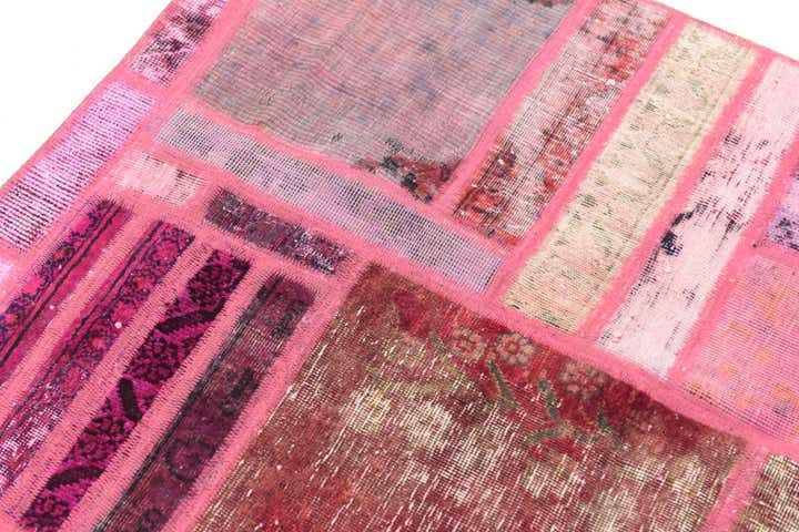 5' 10 x 7' 8 Hand Knotted Ultra Vintage Persian Wool Rug