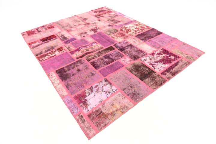 6' 2 x 7' 7 Hand Knotted Ultra Vintage Persian Wool Rug