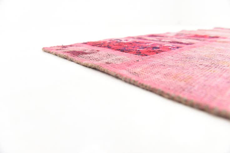 Detail image of 6' 2 x 7' 7 Hand Knotted Ultra Vintage Persian Wool Rug