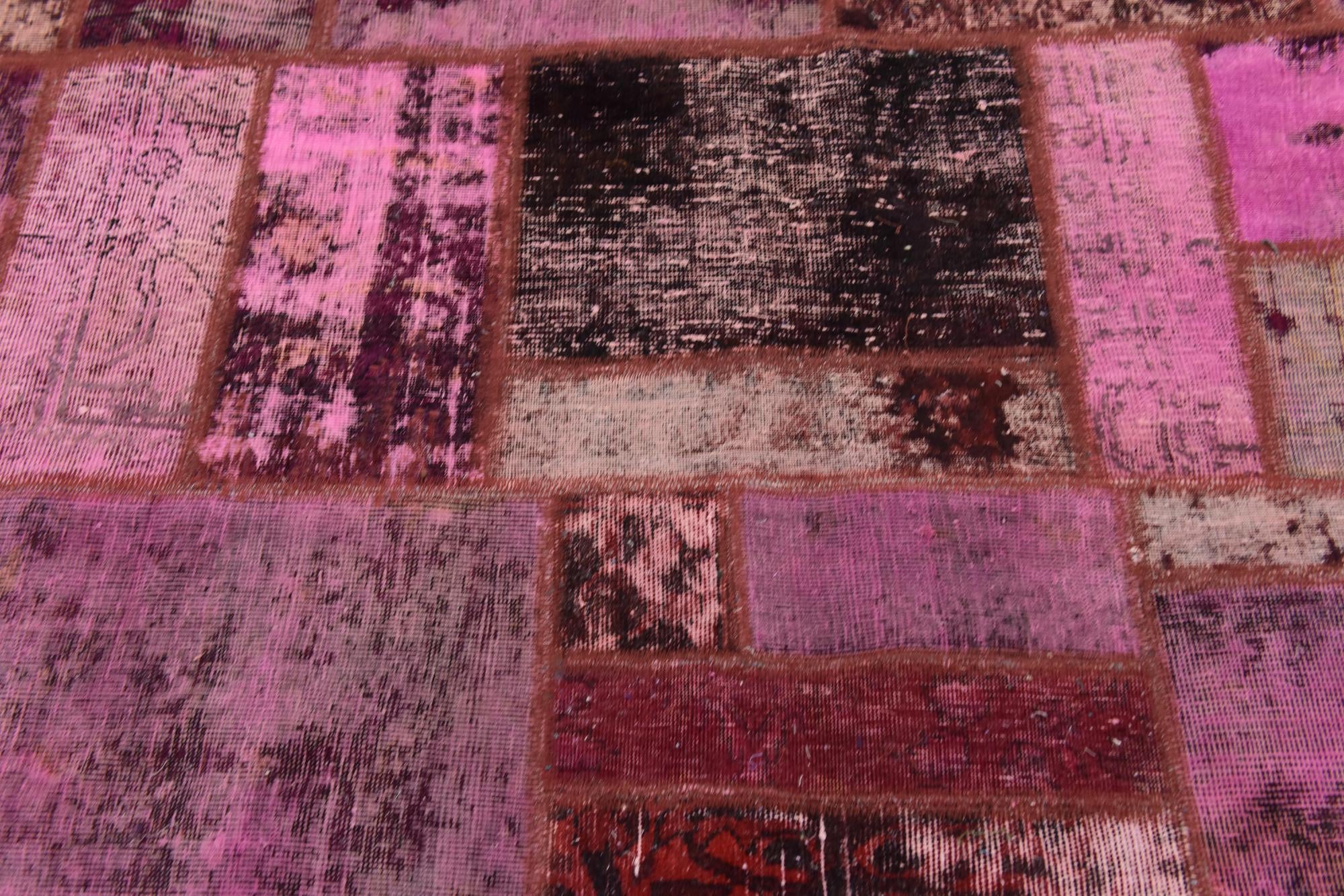 5' 10 x 8' Hand Knotted Ultra Vintage Persian Wool Rug