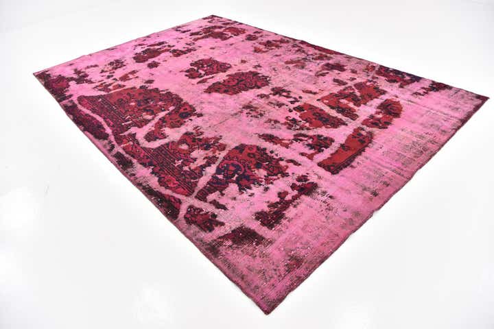 220cm x 315cm anudado a mano Ultra Vintage Alfombra Persa Lana