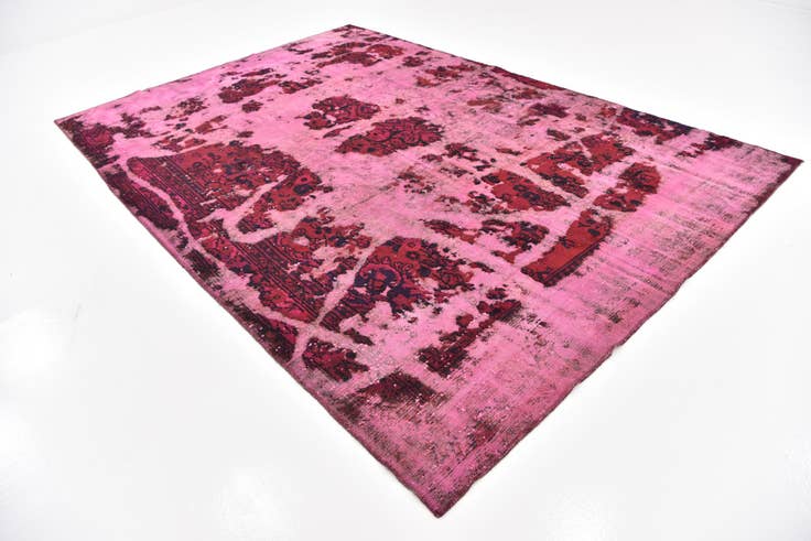 Detail image of 220cm x 315cm anudado a mano Ultra Vintage Alfombra Persa Lana