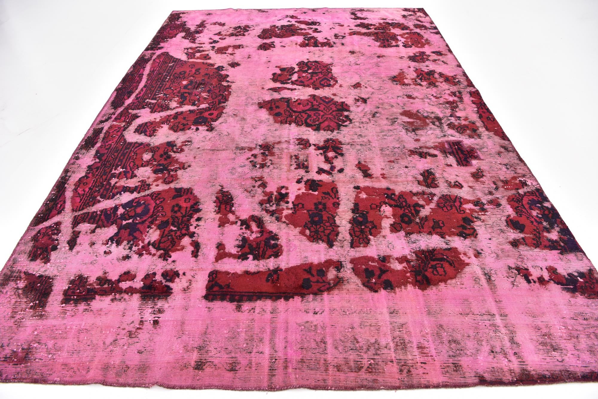 220cm x 315cm anudado a mano Ultra Vintage Alfombra Persa Lana