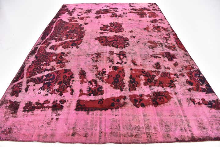 220cm x 315cm anudado a mano Ultra Vintage Alfombra Persa Lana