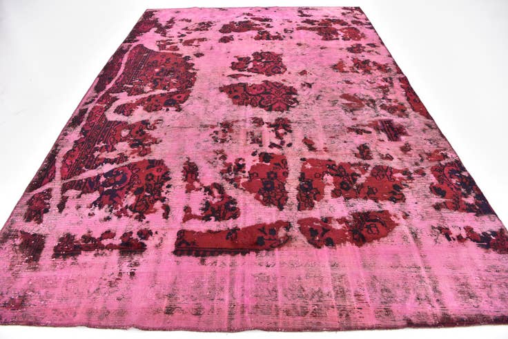 Detail image of 220cm x 315cm anudado a mano Ultra Vintage Alfombra Persa Lana
