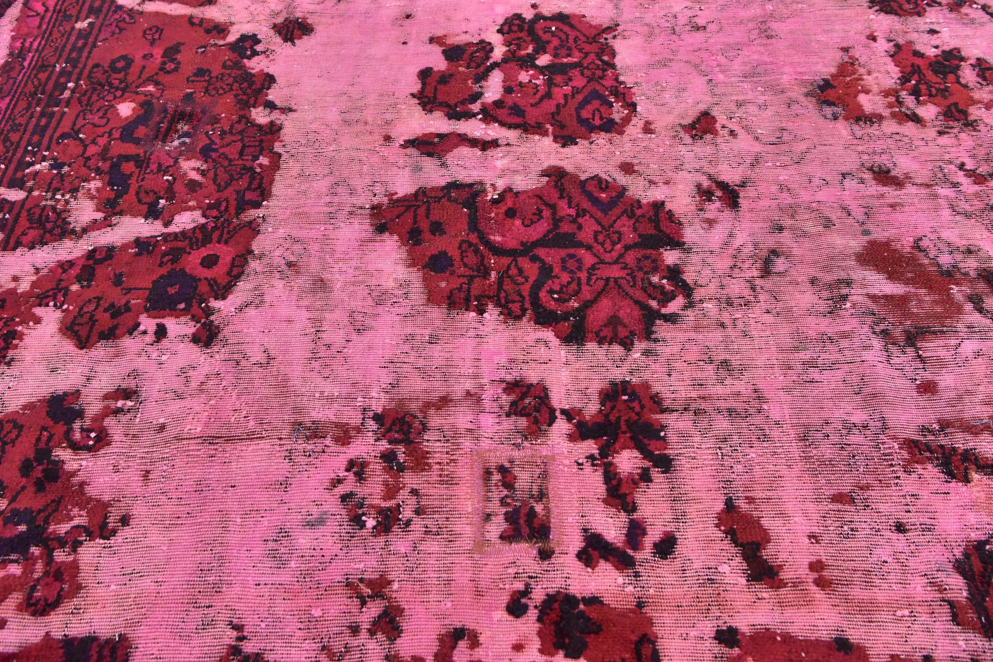 220cm x 315cm anudado a mano Ultra Vintage Alfombra Persa Lana
