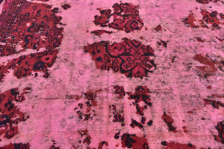 220cm x 315cm anudado a mano Ultra Vintage Alfombra Persa Lana
