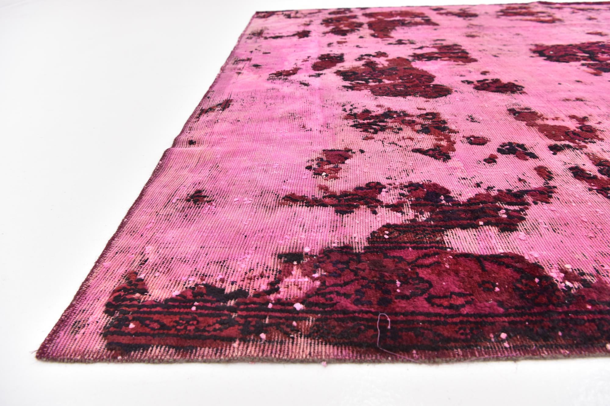 220cm x 315cm anudado a mano Ultra Vintage Alfombra Persa Lana