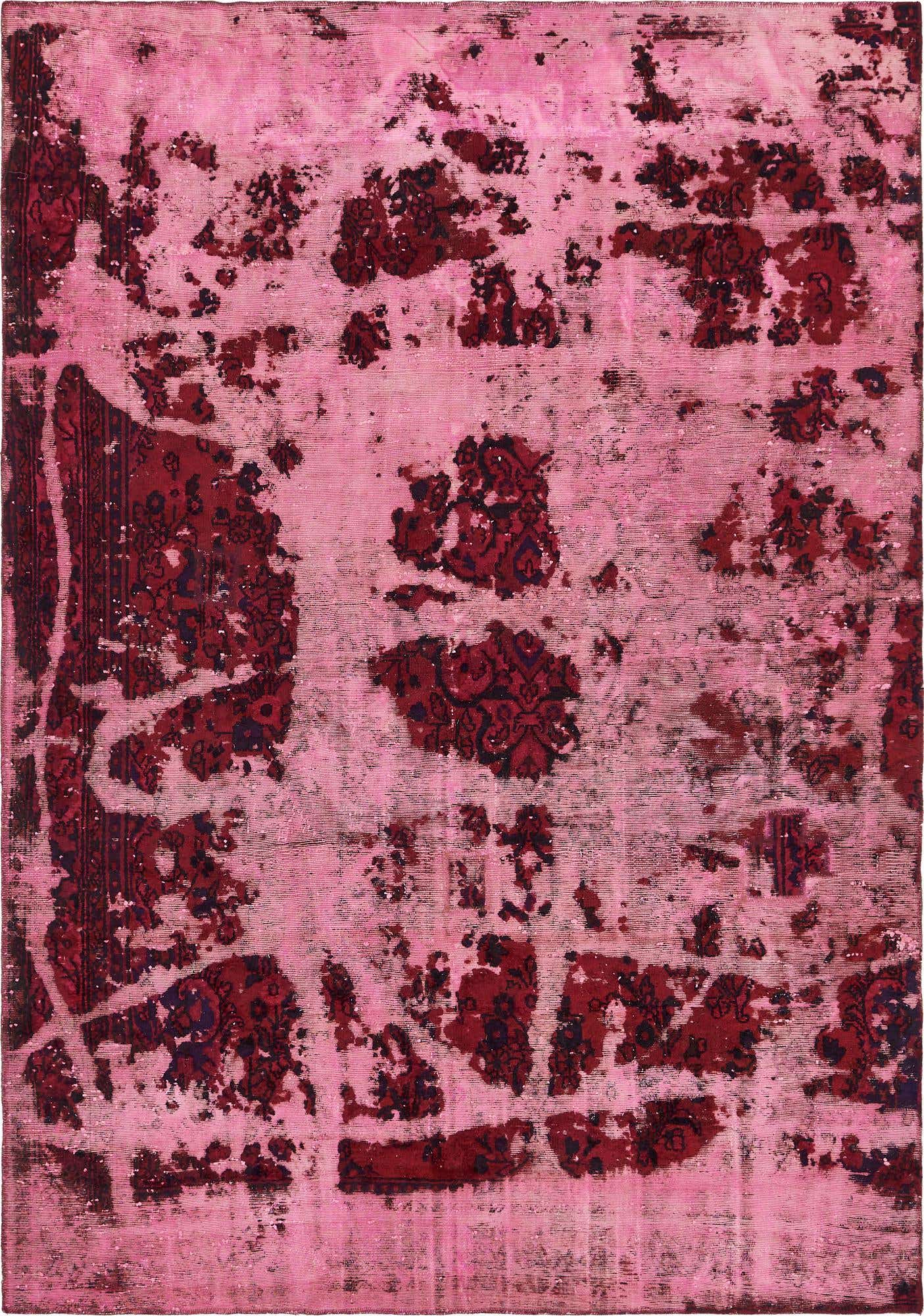 7' 2 x 10' 4 Hand Knotted Ultra Vintage Persian Wool Rug