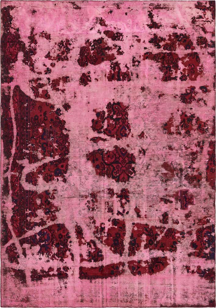 220cm x 315cm anudado a mano Ultra Vintage Alfombra Persa Lana