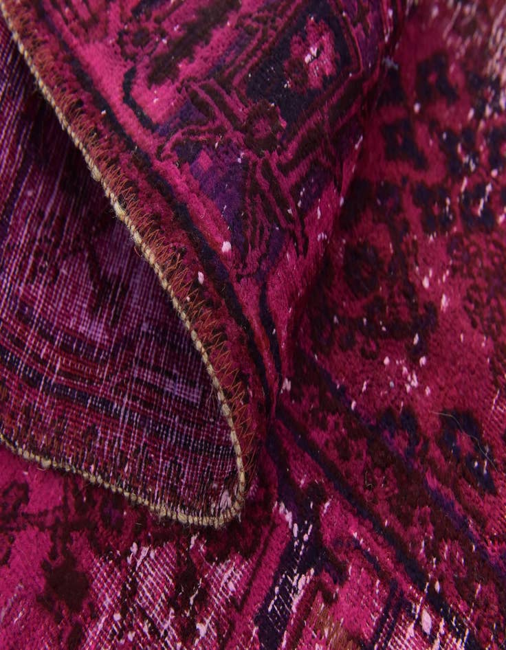 Detail image of 4' 2 x 5' 4  Hand Knotted Ultra Vintage Persian Wool Rug