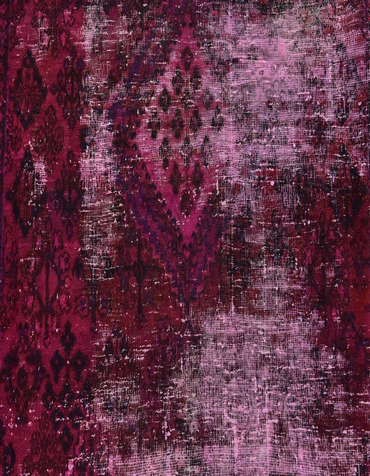 Detail image of 4' 2 x 5' 4  Hand Knotted Ultra Vintage Persian Wool Rug