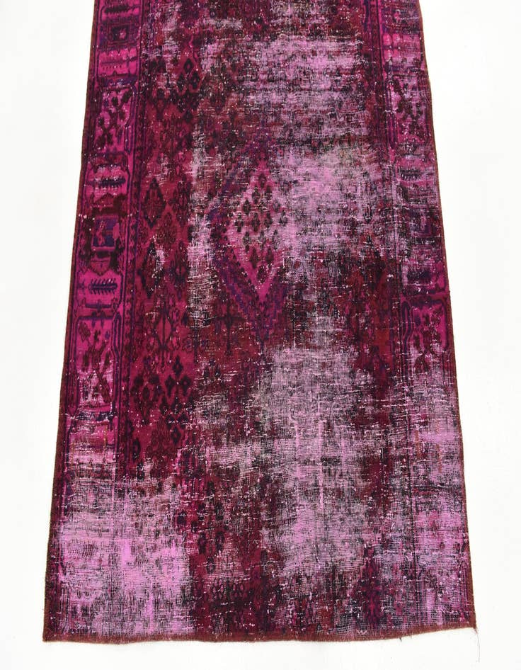 Detail image of 4' 2 x 5' 4  Hand Knotted Ultra Vintage Persian Wool Rug