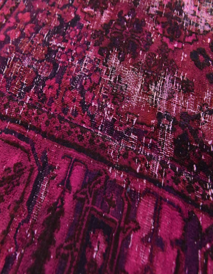 Detail image of 4' 2 x 5' 4  Hand Knotted Ultra Vintage Persian Wool Rug