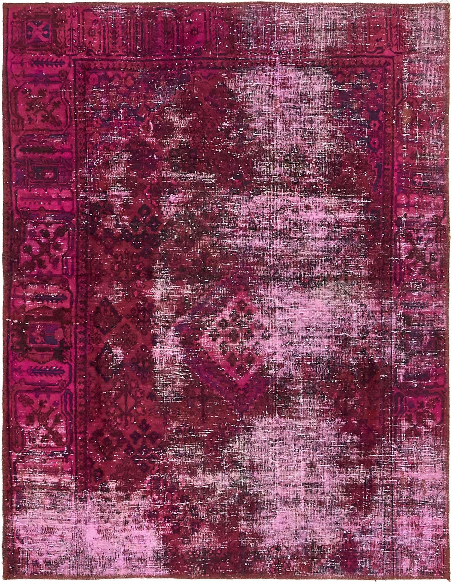 Primary image 4' 2 x 5' 4  Hand Knotted Ultra Vintage Persian Wool Rug