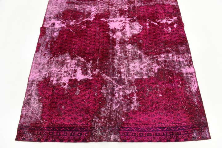 4' 7 x 6' 7 Hand Knotted Ultra Vintage Persian Wool Rug