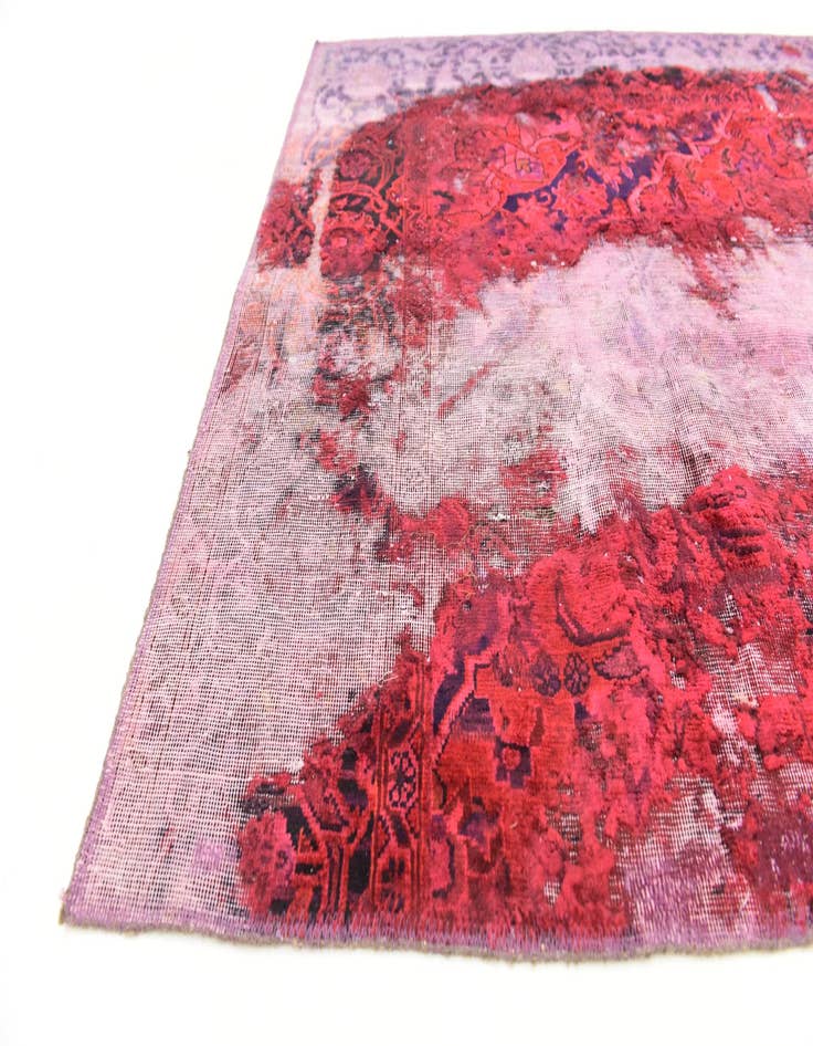 Detail image of 4' x 6' 8 Hand Knotted Ultra Vintage Persian Wool Rug