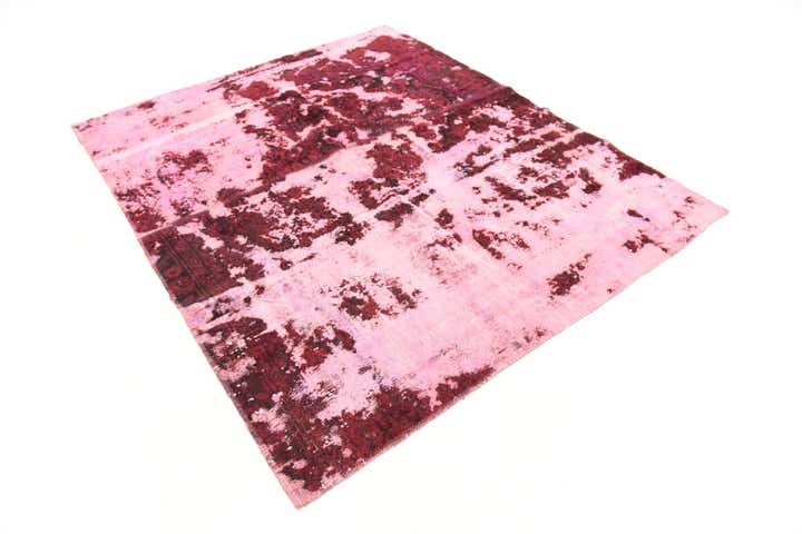 5' 3 x 6' 4 Hand Knotted Ultra Vintage Persian Wool Rug