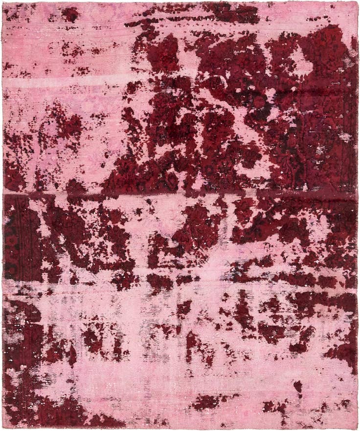 Detail image of 5' 3 x 6' 4 Hand Knotted Ultra Vintage Persian Wool Rug