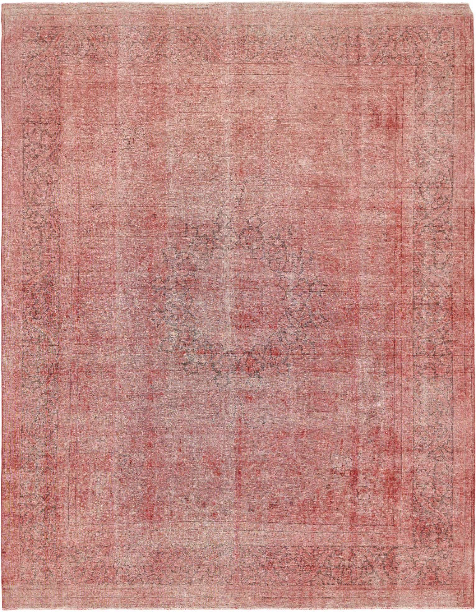 Primary image  9' 9 x 12' 10  Hand Knotted Ultra Vintage Persian Wool Rug