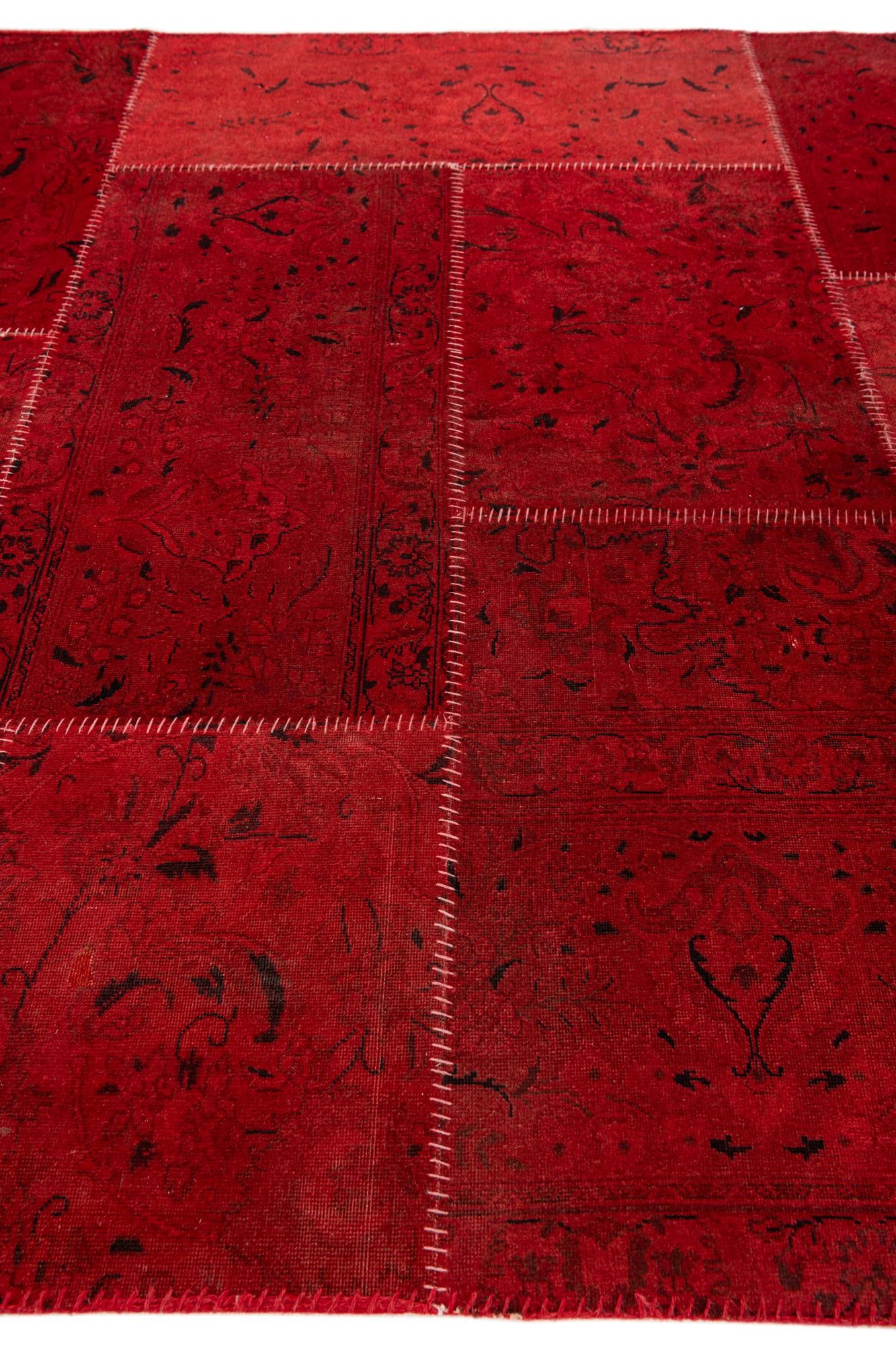 5' x 8' 7 Hand Knotted Ultra Vintage Wool Rug