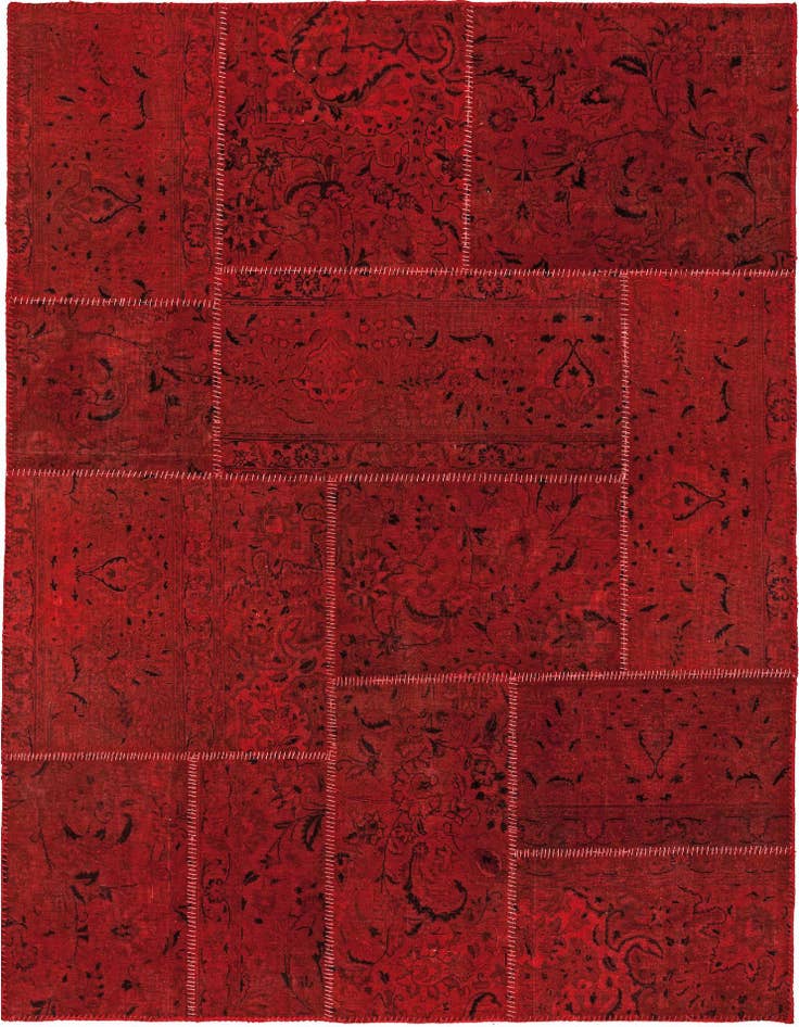 Detail image of 5' x 8' 7 Hand Knotted Ultra Vintage Wool Rug