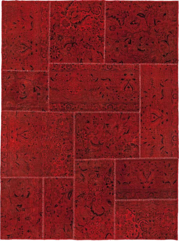 5' x 8' 7 Hand Knotted Ultra Vintage Wool Rug