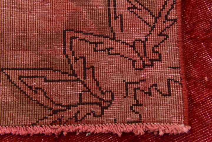 4' 5 x 6' Hand Knotted Ultra Vintage Persian Wool Rug