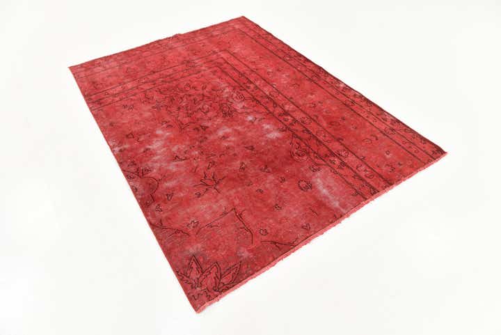 4' 5 x 6' Hand Knotted Ultra Vintage Persian Wool Rug