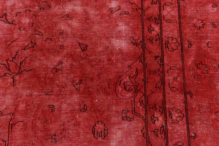 4' 5 x 6' Hand Knotted Ultra Vintage Persian Wool Rug
