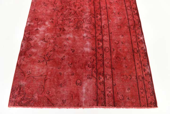 4' 5 x 6' Hand Knotted Ultra Vintage Persian Wool Rug