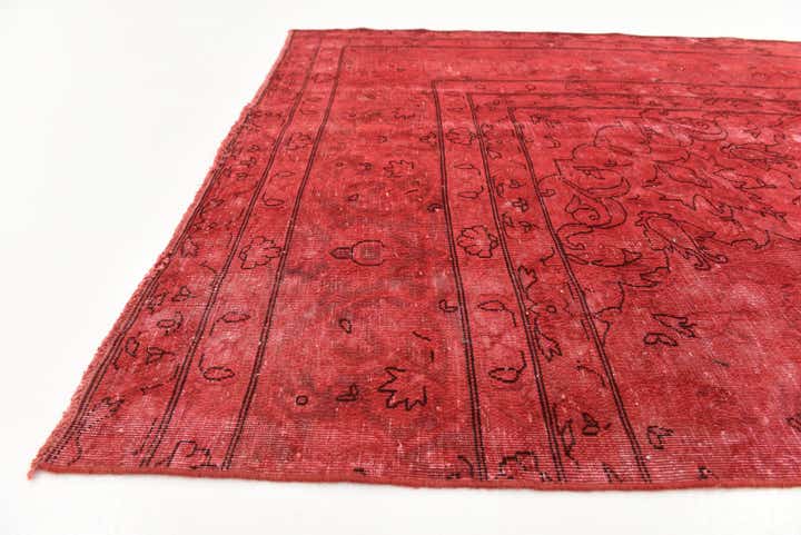 4' 5 x 6' Hand Knotted Ultra Vintage Persian Wool Rug