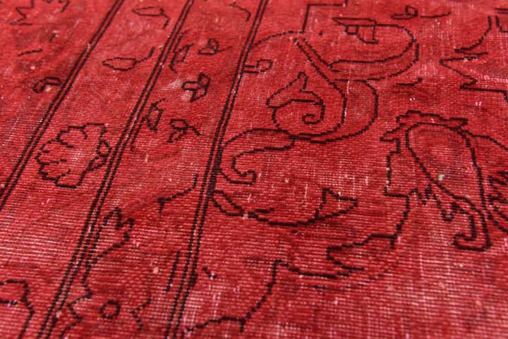 4' 5 x 6' Hand Knotted Ultra Vintage Persian Wool Rug