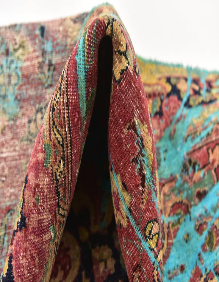 Detail image of 5' 5 x 8' Hand Knotted Ultra Vintage Persian Wool Rug