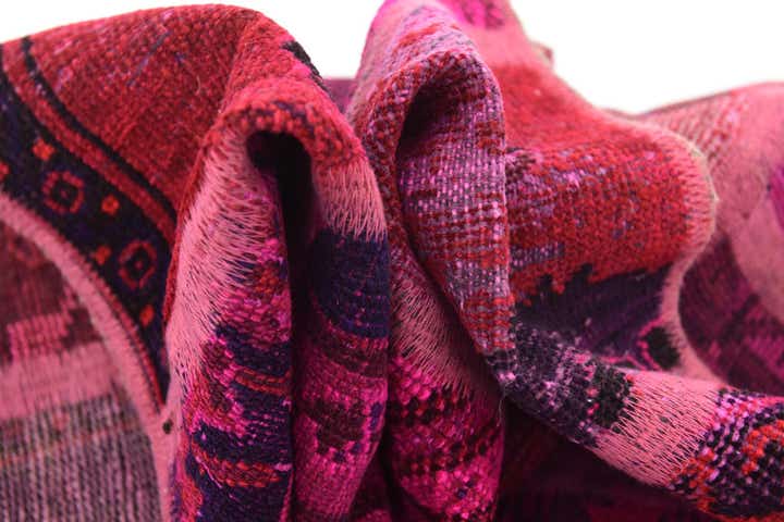 5' 8 x 7' 6 Hand Knotted Ultra Vintage Persian Wool Rug