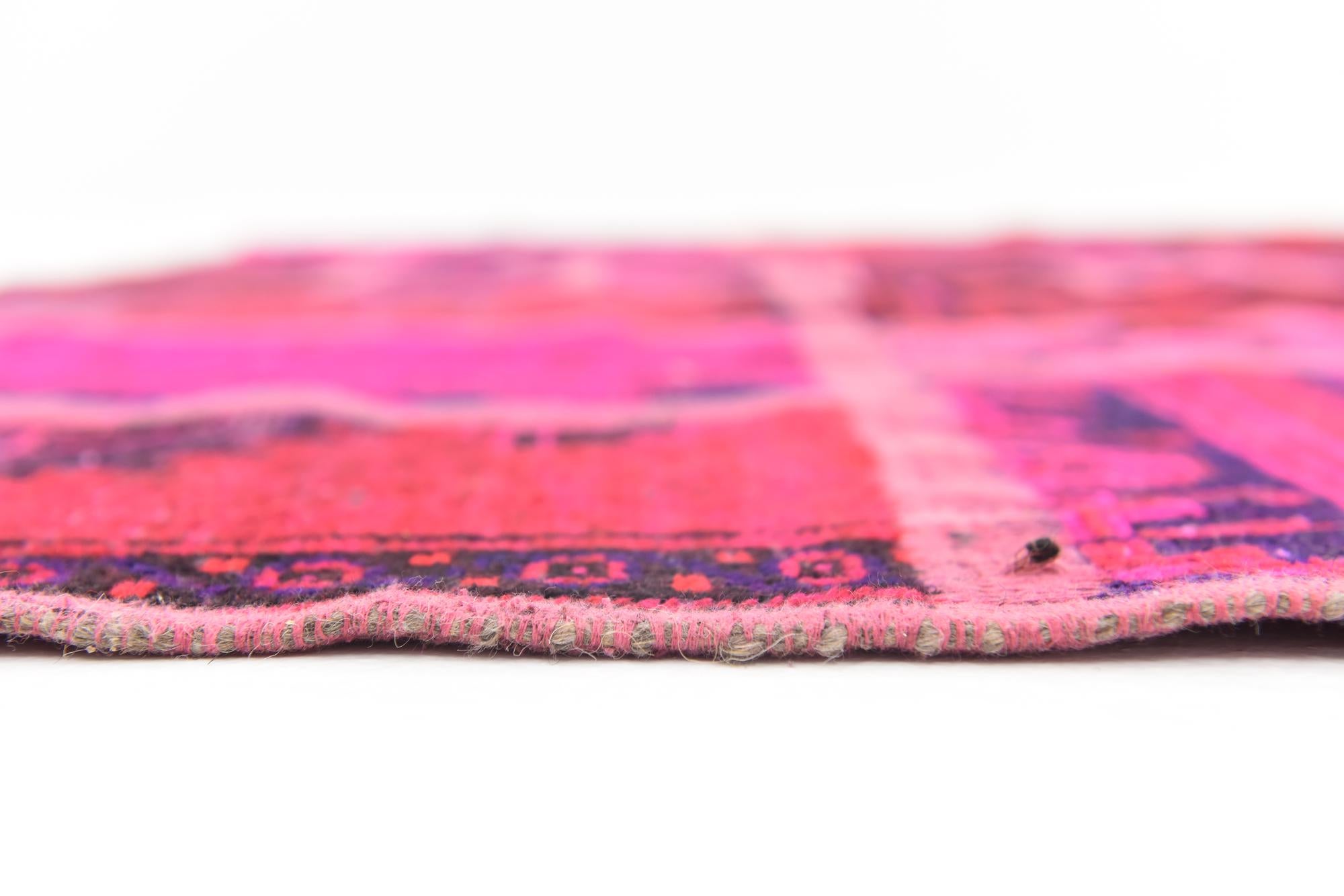 5' 8 x 7' 6 Hand Knotted Ultra Vintage Persian Wool Rug